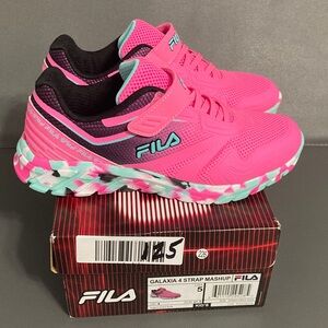 Fila Pink and Black Athletic Shoes